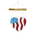 Americana Heart Driftwood Chime