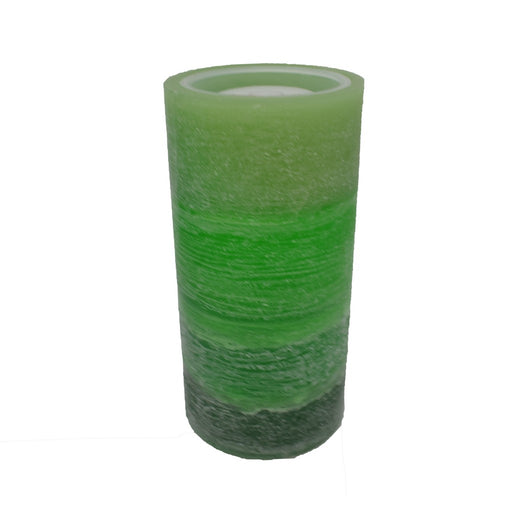 LED Green Wax Candle Fountain