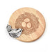 Bird Oak Cheese Board with Spreader