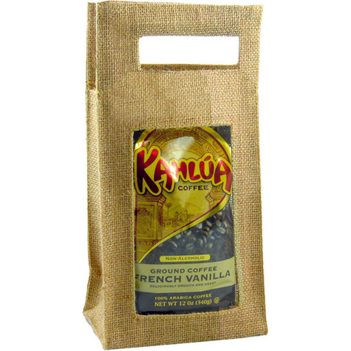 Jute 1 Compartment Coffee Bag - Natural