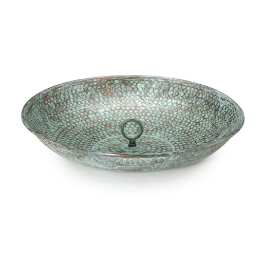 Rain Chain Basin Blue Verde Copper