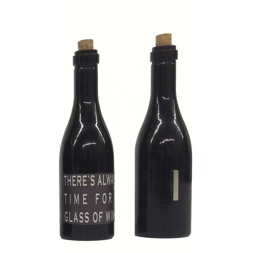 There's always time for a glass of wine Clever Saying Magnet