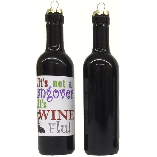 It's not a hangover, its wine flu Clever Saying Ornament