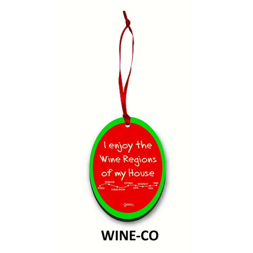 I enjoy the Wine Regions Christmas Ornament