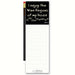 Magnetic Note Pad with Pencil: I enjoy the wine regions of my house