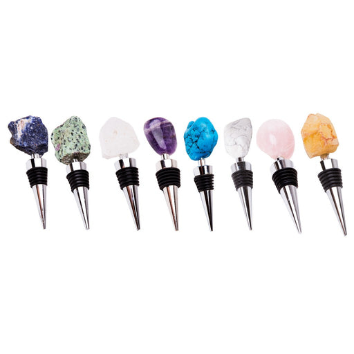 Gemstones & Minerals Wine Bottle Stopper Assortment