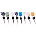 Gemstones & Minerals Wine Bottle Stopper Assortment