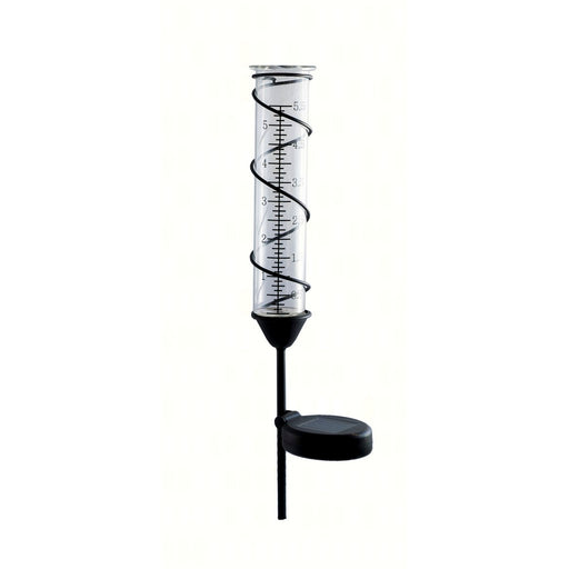 Black Solar Rain Gauge