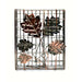 Copper Decorative Leaf Large Seed Cake Cage
