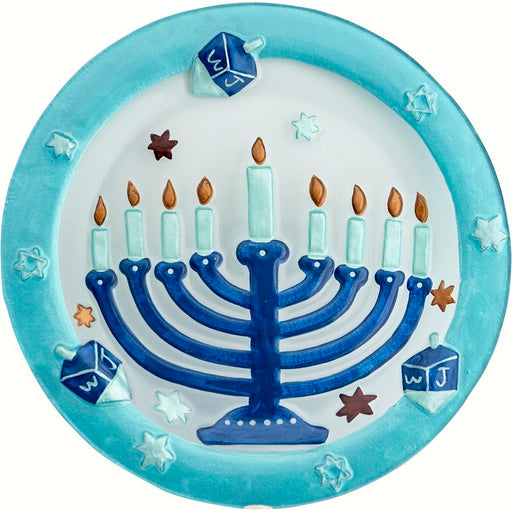 Menorah Platter - Round 11.75 Inch