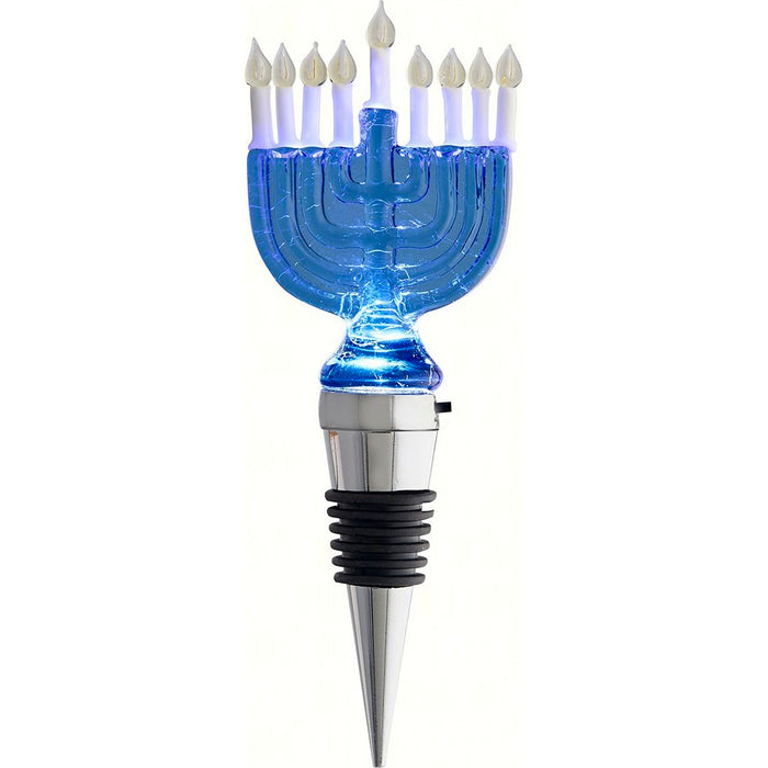 Hanukkah Menorah Light Up Stopper  - TBD