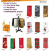 Christmas Wine Bottle Bag Counter Display