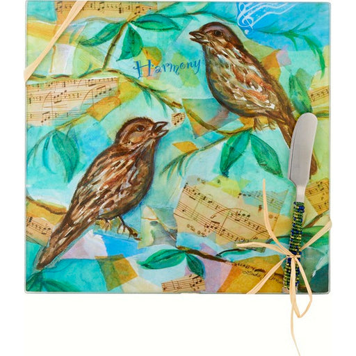 Cheese Board - Bird - Harmony - Square 9 Inch