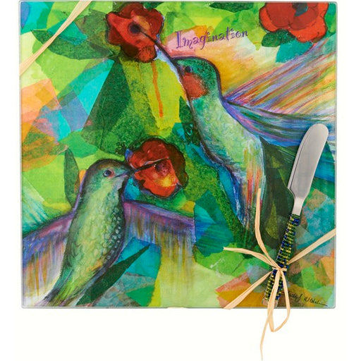 Cheese Board - Bird - Imagination - Square 9 Inch