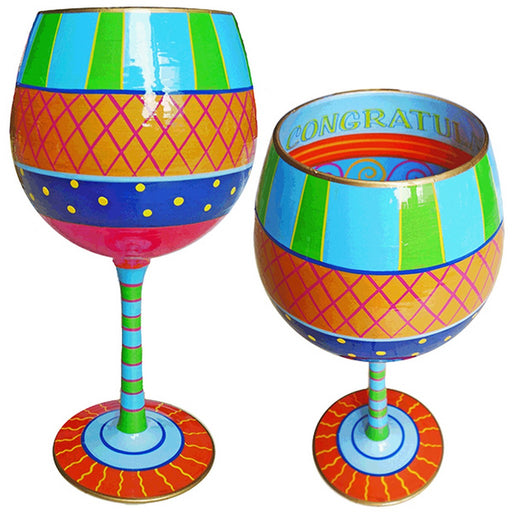 IB Wine Glass Congratulations