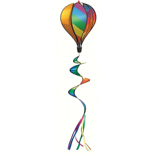 Rainbow Striped Hot Air Balloon