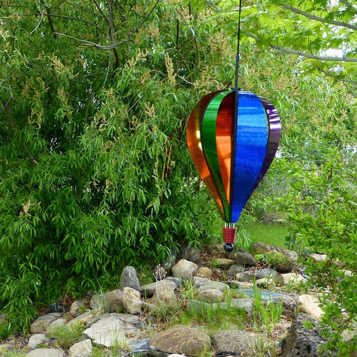 Rainbow Glitter 6 Panel Hot Air Balloon