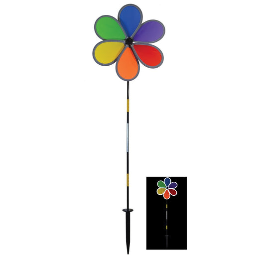 12 inch Rainbow Retroreflective Flower