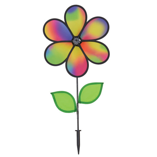 12 inch Jewel Flower Spinner with Leaves