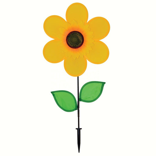 12 inch Sunflower Spinner with Leaves