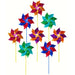 8 inch Mylar Pinwheel (8 pc Assortment)