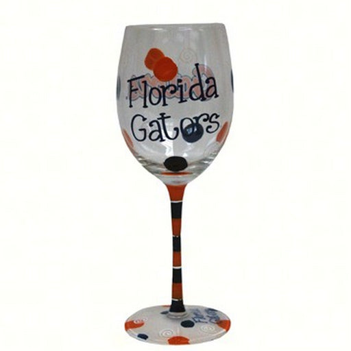 Wine Glass (12 oz) - Florida Gators