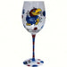 Wine Glass (12 oz) - Kansas Jayhawks