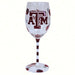 Wine Glass (12 oz) Texas A&M Aggies