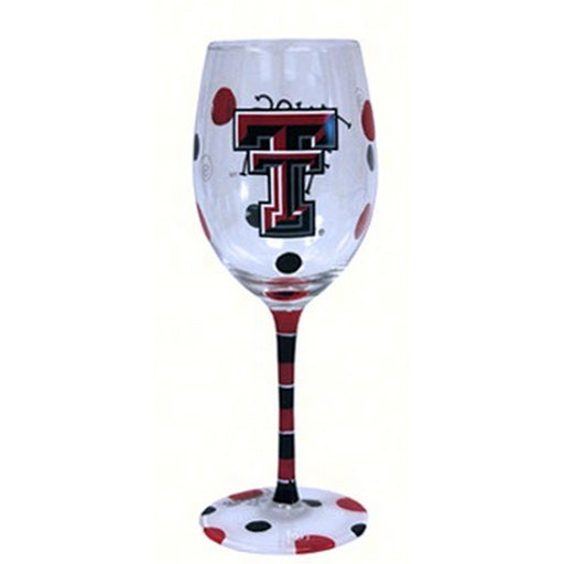 Wine Glass (12 oz) Texas Tech Red Raiders