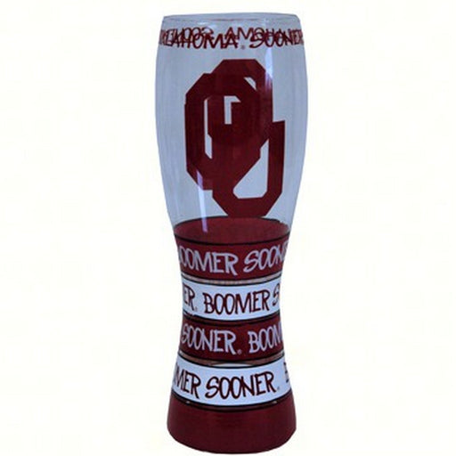 Pilsner Glass - Oklahoma Sooners