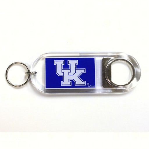 Lucite Logo Bottle Opener Keychain - Kentucky Wildcats