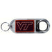 Lucite Logo Bottle Opener Keychain - Virginia Tech Hokies