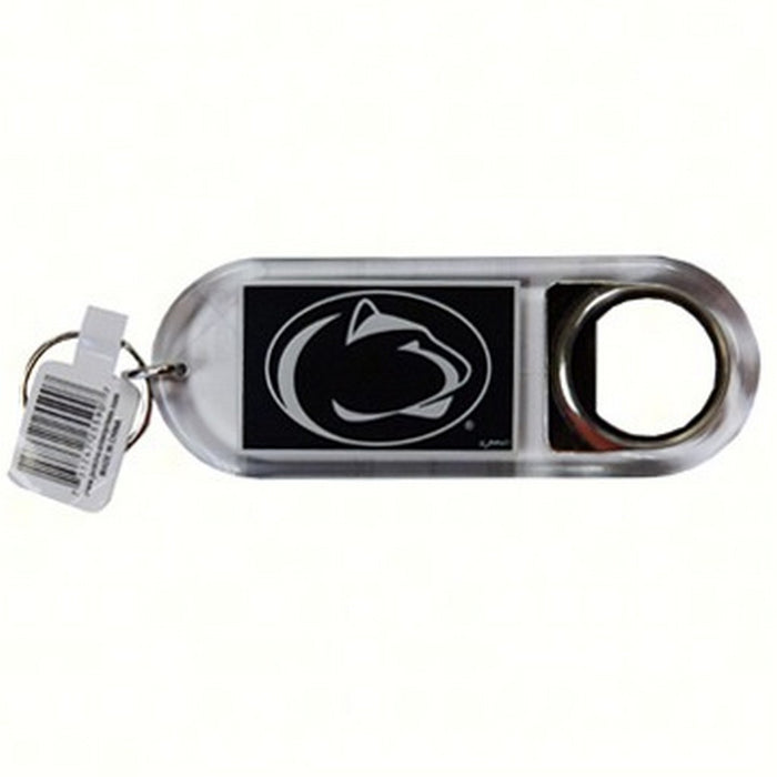 Lucite Logo Bottle Opener Keychain - Penn State Nittany Lions
