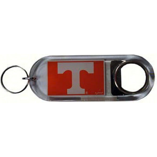 Lucite Logo Bottle Opener Keychain - Tennessee Volunteers