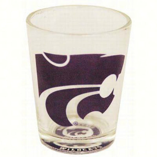 Shot Glass Bullseye Bottom Kansas State Wildcats