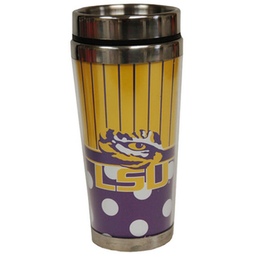 Travel Mug Polka Dot - LSU Tigers