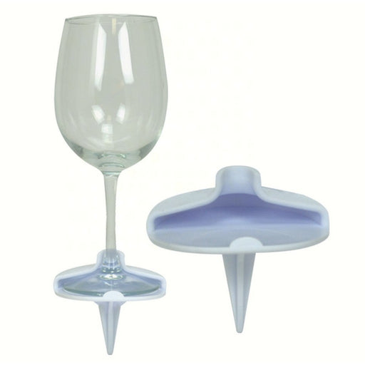 No-Spill Glass Holder Stake