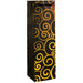 Printed Paper Wine Bottle Bag - Gold Swirls