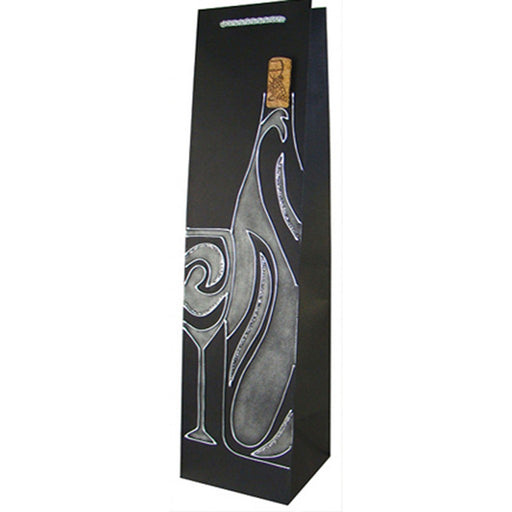 LG1 Black Swirls - Liquid Gold Bottle Bags - Must order in 6's