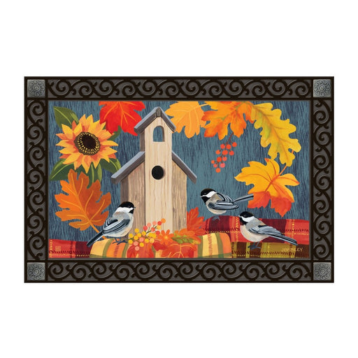 Fall Birdhouse Matmates