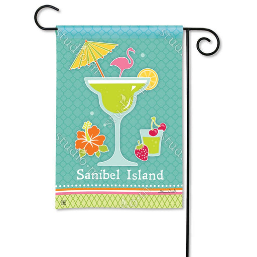 Cocktail Time Garden Flag