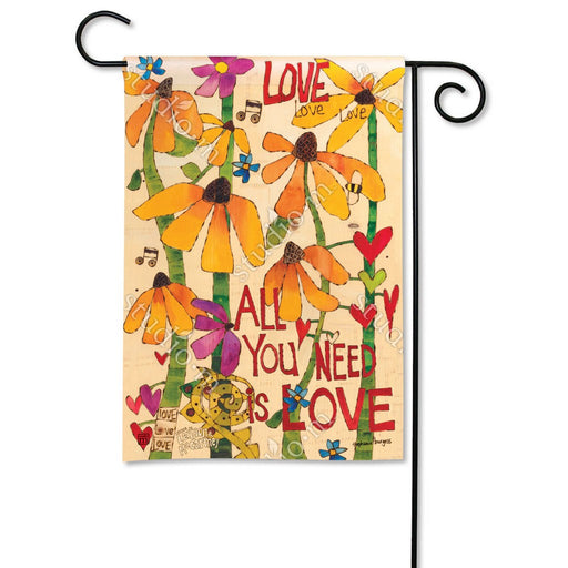 All You Need is Love BreezeArt Garden Flag
