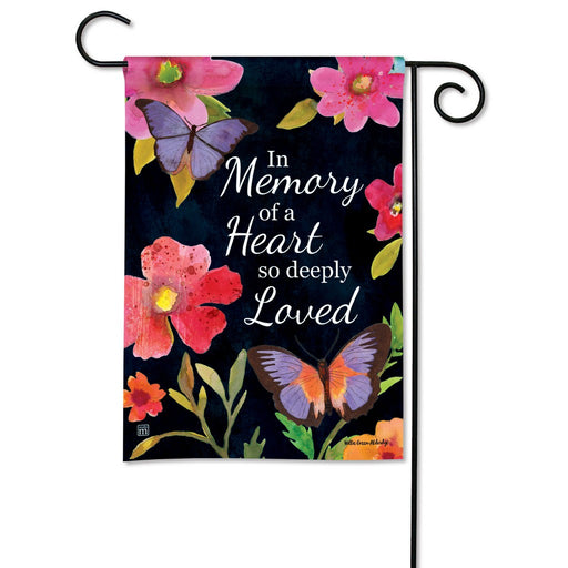 In Memory Garden Flag