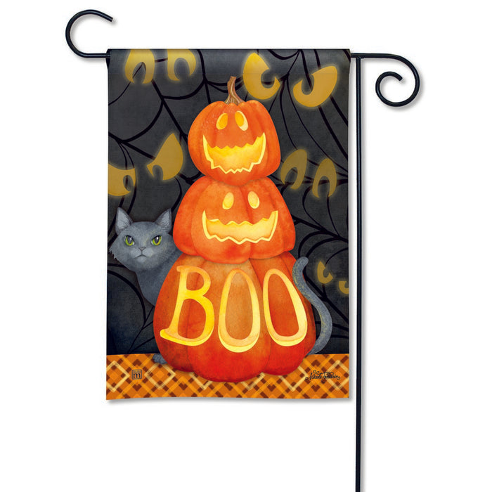 Who's There Halloween Garden Flag