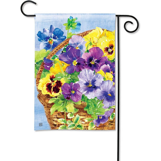 Pansy Blooms Garden Flag