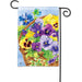 Pansy Blooms Garden Flag