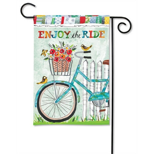 Enjoy the Ride Garden Flag