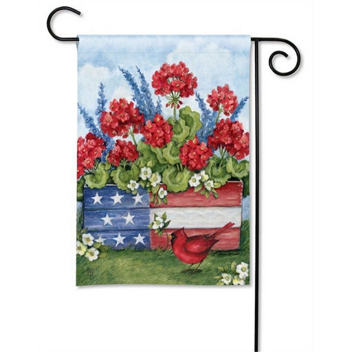 Patriotic Planter Box Garden Flag