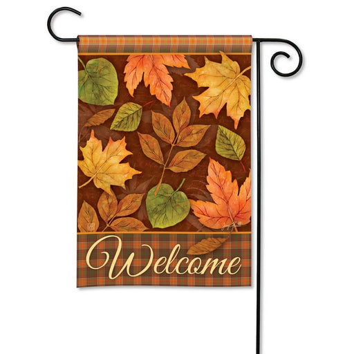 Falling Leaves Garden Flag