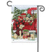 Christmas Puppies Garden Flag